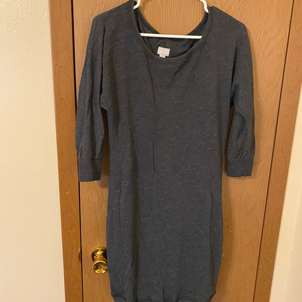 Gray Sweater Dress